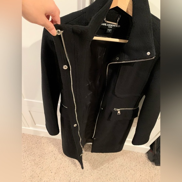 Karl lagerfeld | Black warm Jacket (XS) - Picture 4 of 9